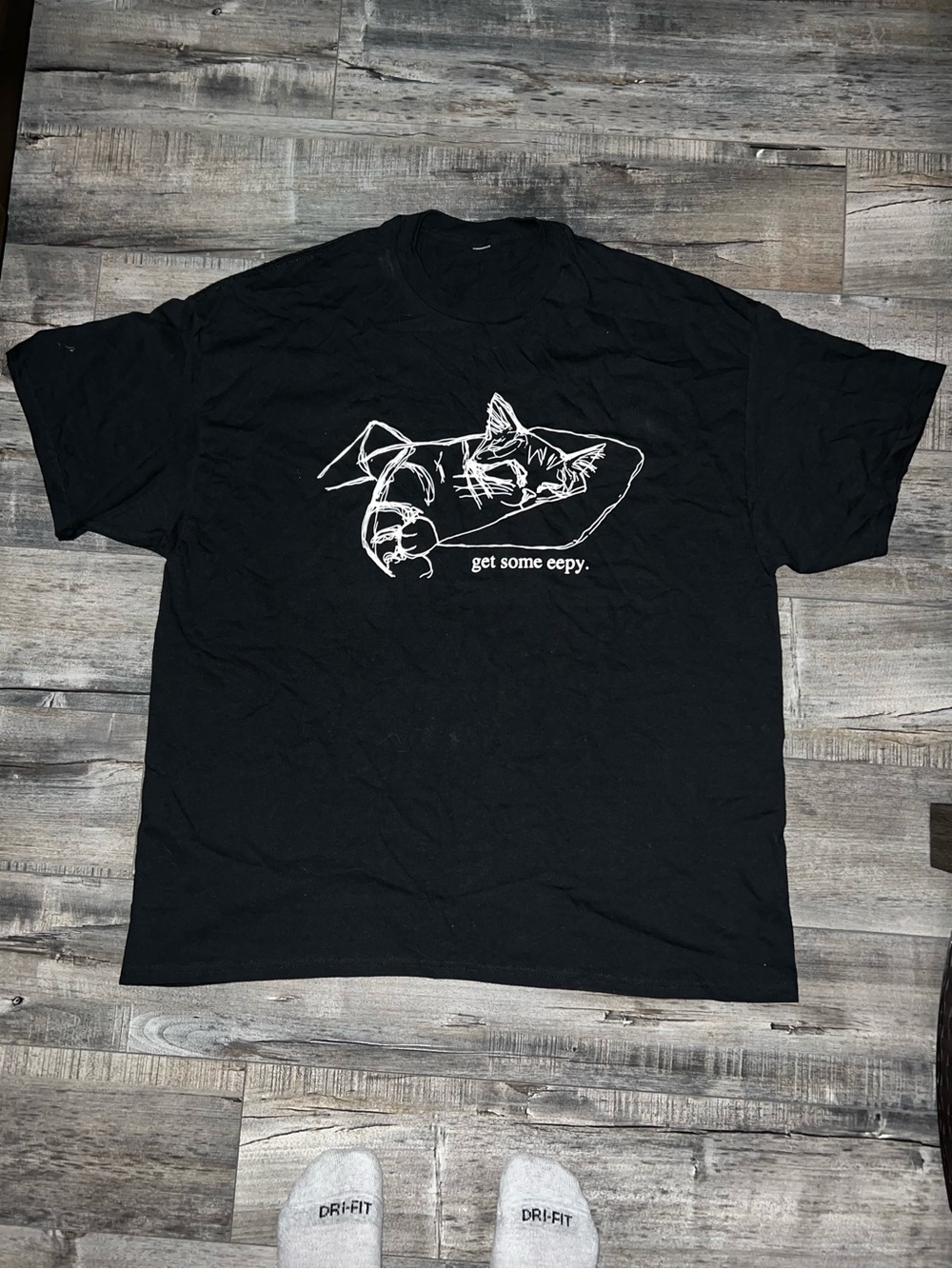 Black get some sleep eepy tee